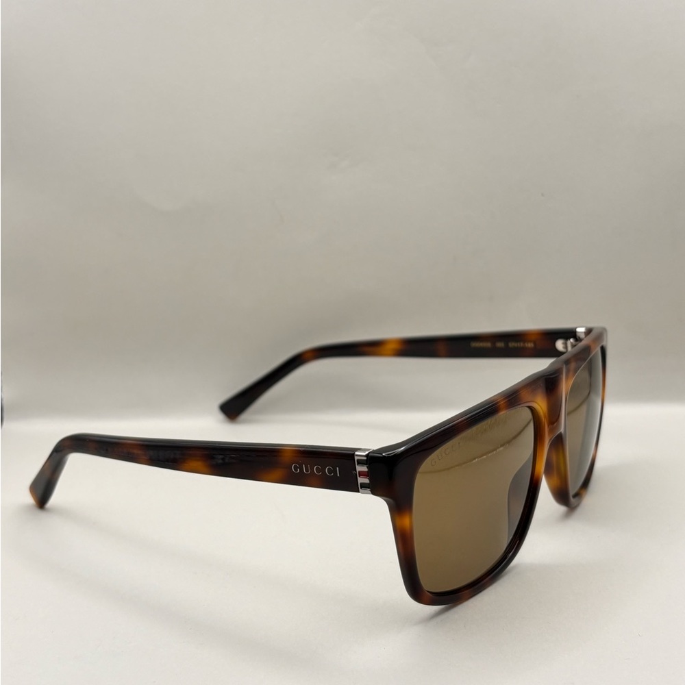 Gucci Brown Tortoise Sunglasses - Picture 2 of 10